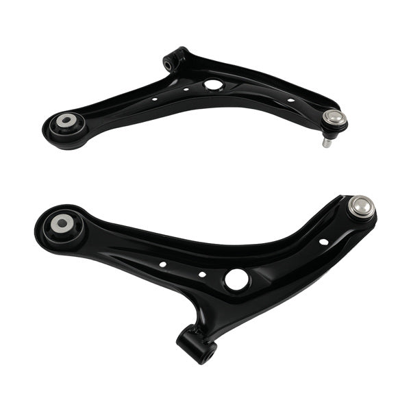 Powder-coated steel control arm assembly from Ford Fiesta suspension kit