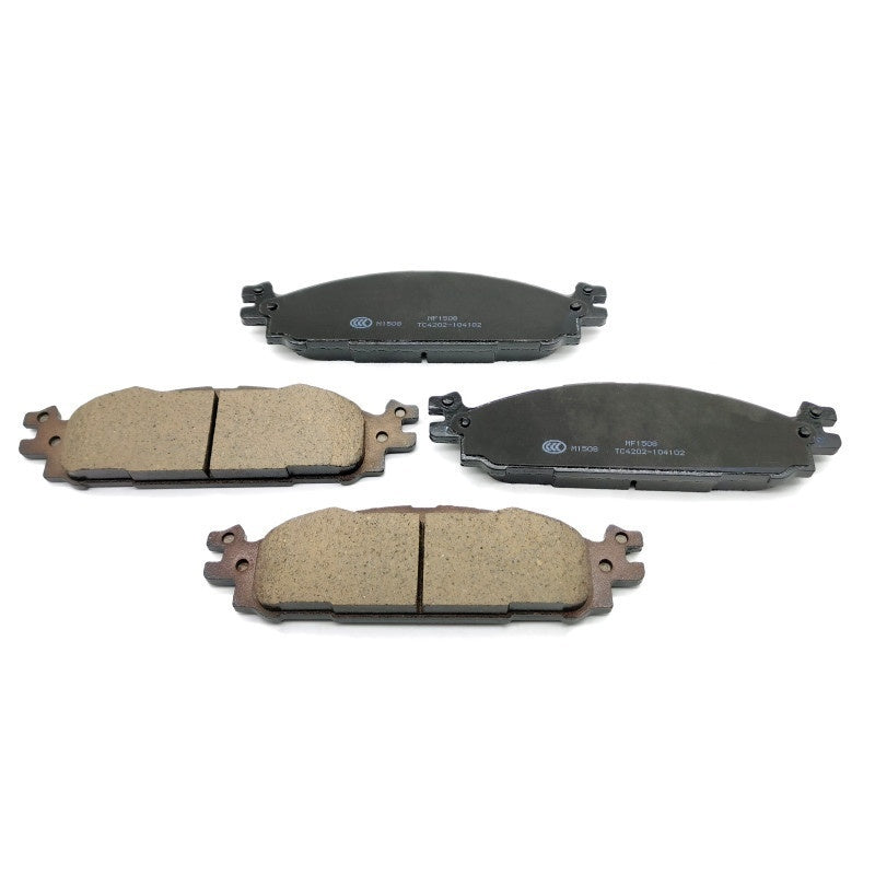 Ceramic brake pad backing plate