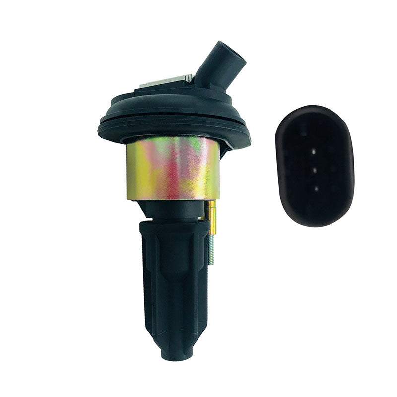 Ignition coil connector and mounting detail