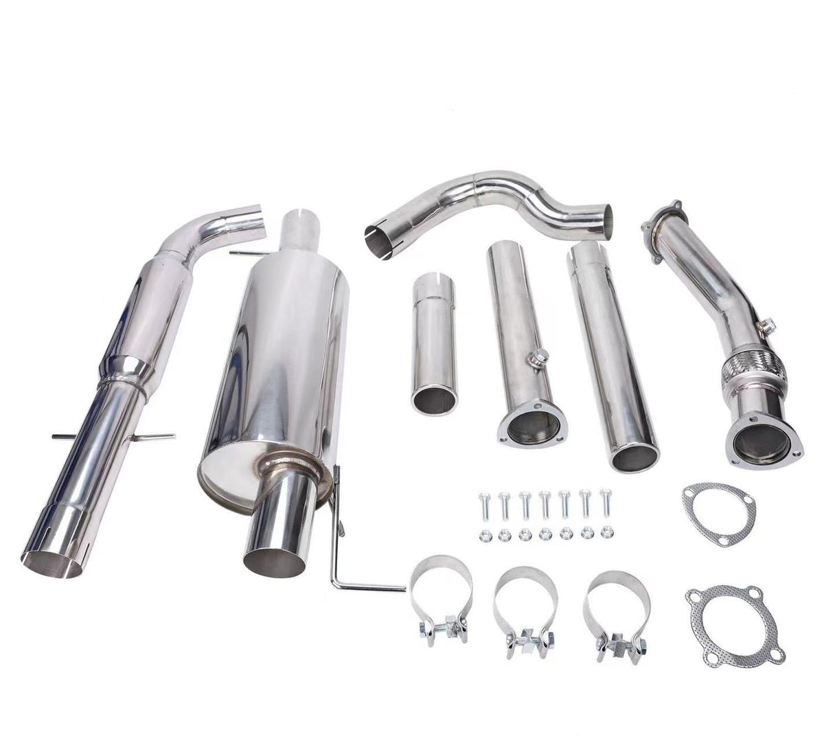 VW Mk4 1.8T turbo-back exhaust system full kit