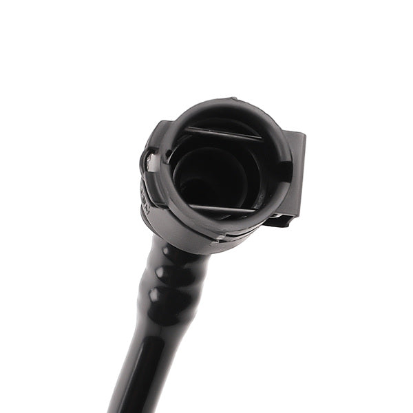 Lower radiator hose with temperature sensor fitting for BMW N51 engine automatic transmission