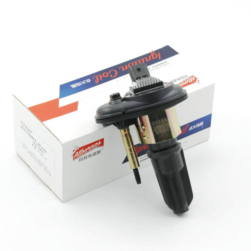 Ignition coil body and terminal view