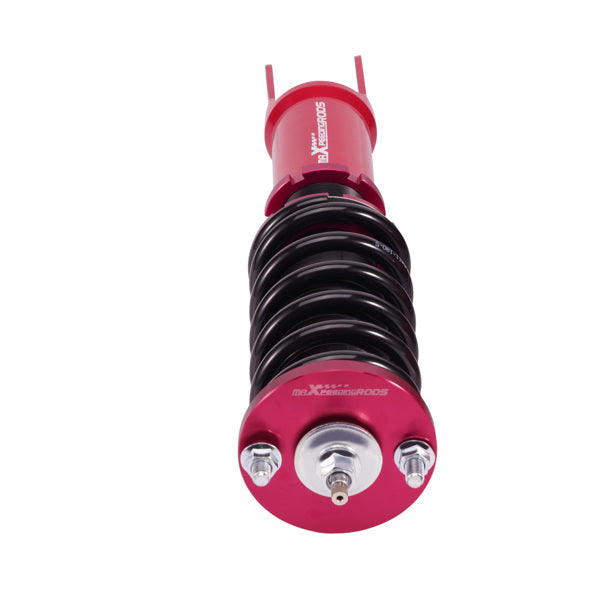 55CrSi steel spring and threaded height-adjustable perch on Honda Civic coilovers