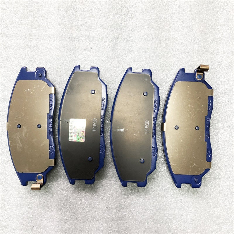 Side profile of replacement brake pad fitting SsangYong Kyron and Rexton