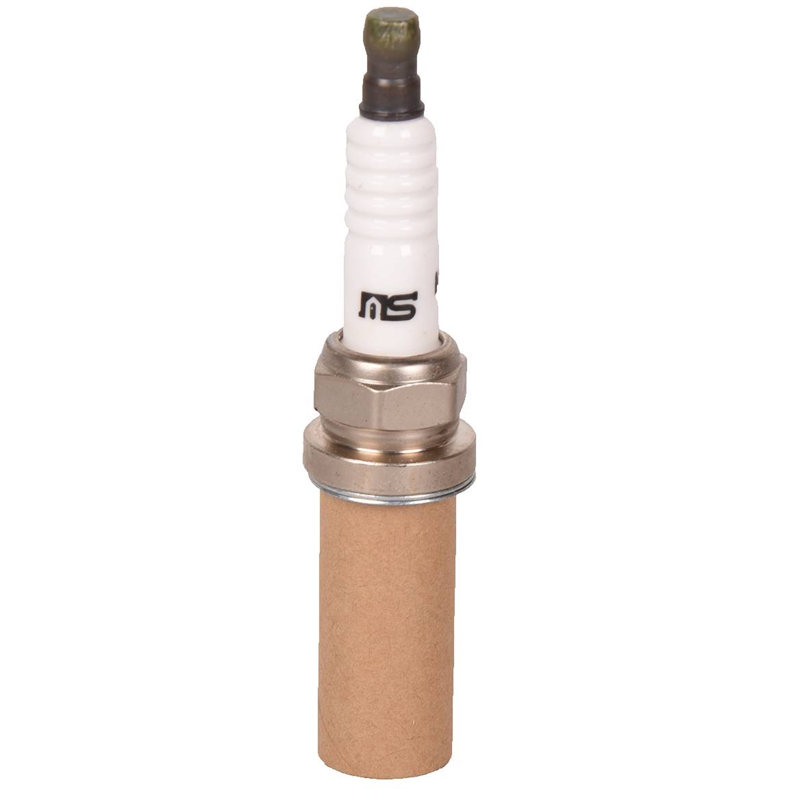 Iridium platinum spark plug tip close-up, OE interchange ILFR6B SILFR6A