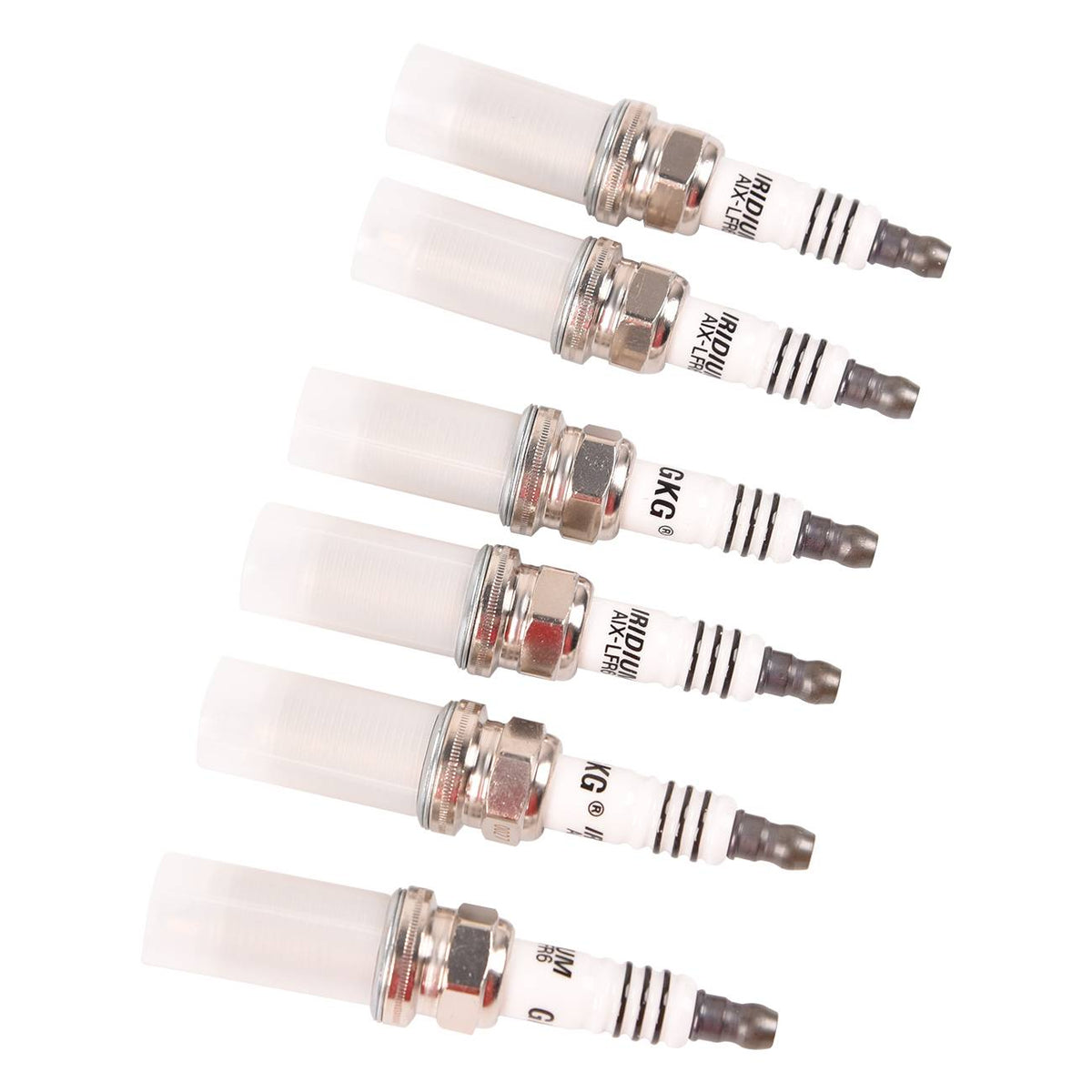 Set of 6 iridium spark plugs for Nissan Sentra, Frontier and Titan, OE 22401-5M015