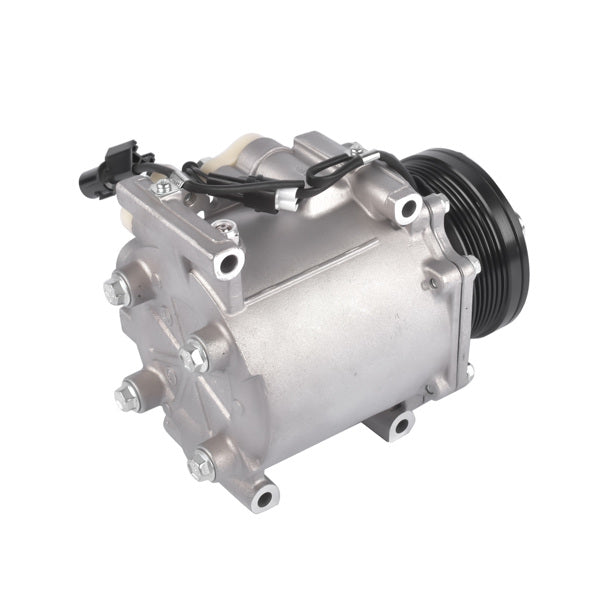 AC compressor with clutch mounting bracket
