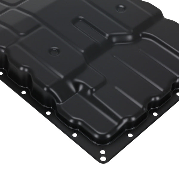 Transmission oil pan gasket surface view