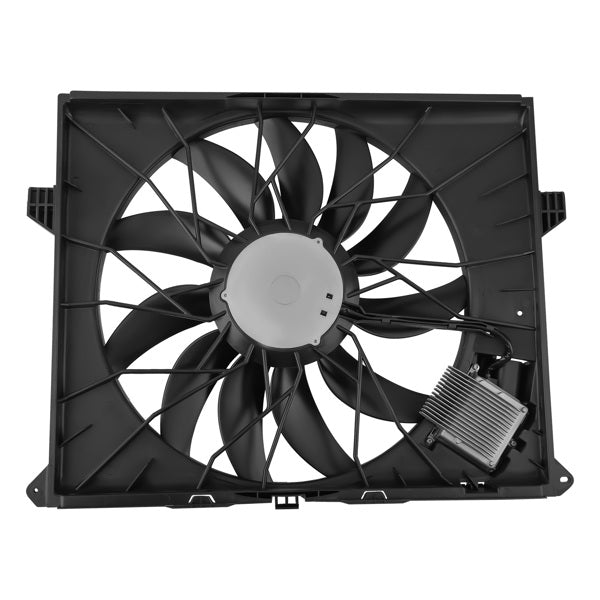 Rear view of Mercedes GL-Class and ML-Class cooling fan motor