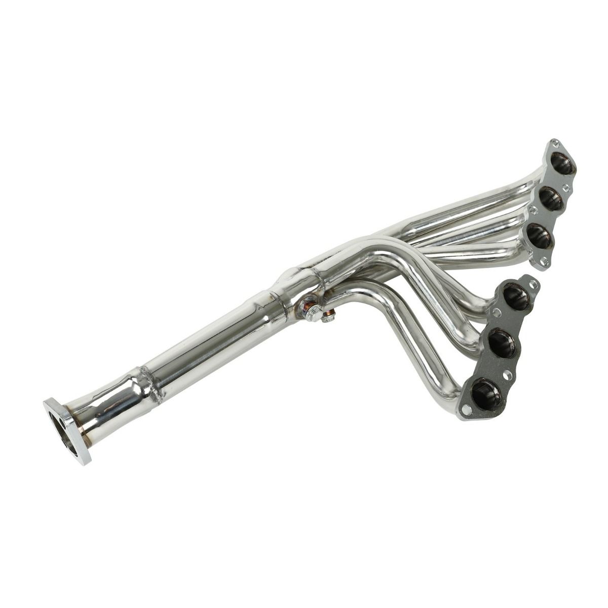T-304 stainless steel mandrel-bent construction of the Supra MK4 non-turbo exhaust header