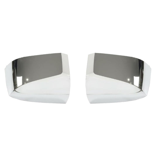Volvo VNL chrome hood mirror covers left and right pair