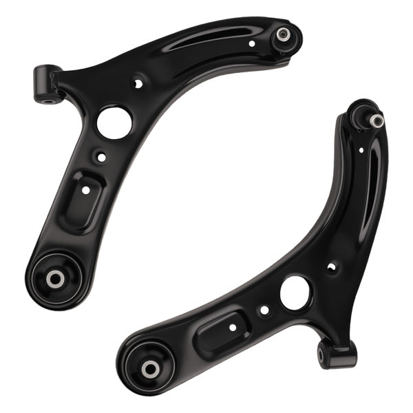 Front lower control arm pair with ball joints for Kia Forte, Forte Koup and Forte5
