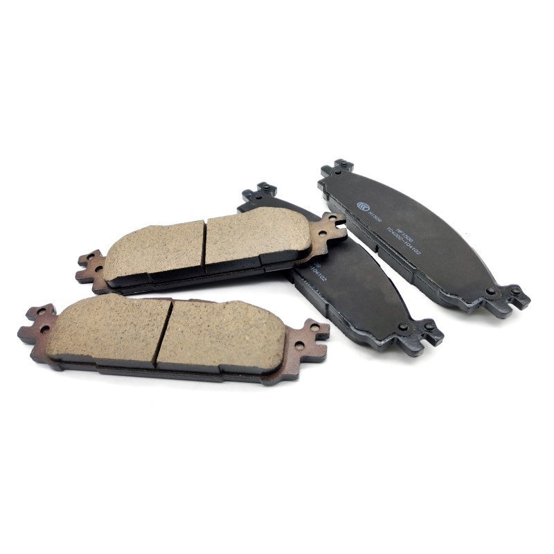 Ceramic brake pad side view