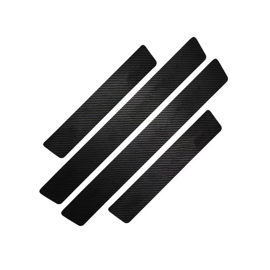 Carbon fiber door sill protectors, universal fit, set of 4