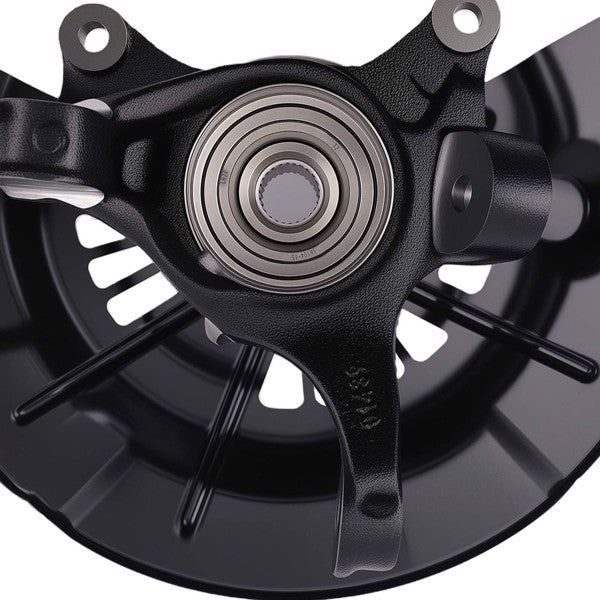 Front driver side steering knuckle and wheel hub bearing assembly for 2012-2017 Toyota Camry SE and XSE 2.5L